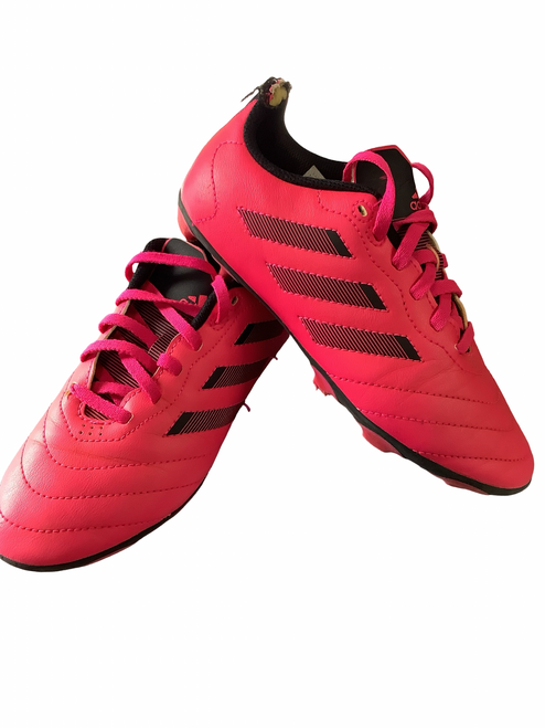 Vist Large View of Product Image Which is Used Adidas Soccer Cleats Red Youth 06.0