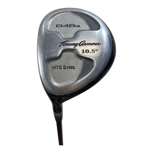 Vist Large View of Product Image Which is Used Tommy Armour 845S HTS STEEL Mens Driver LH 10.5 Degree