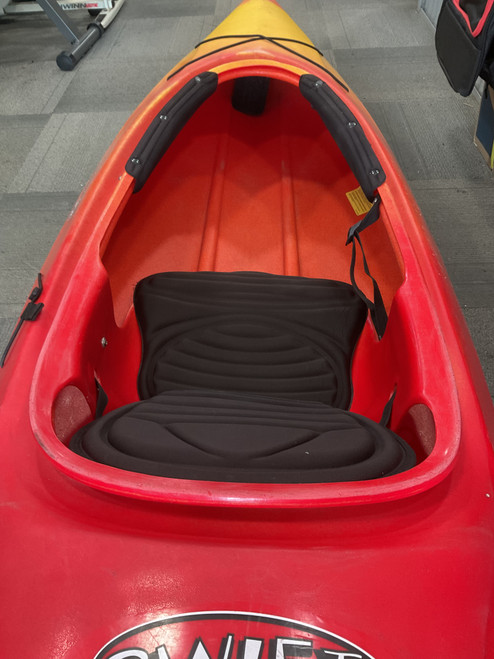 Vist Large View of Product Image Which is Used Perception SWIFTY 9.5 Kayak Red 9Ft 5In