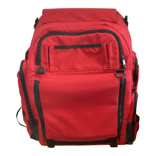 Vist Large View of Product Image Which is Used Disc Golf Bag Red