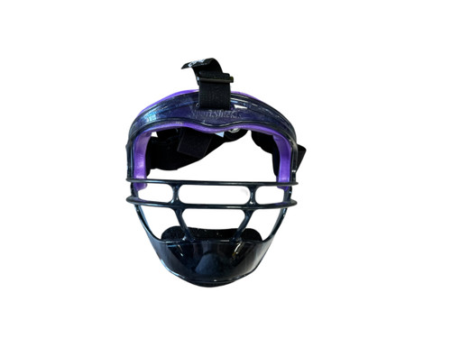 Vist Large View of Product Image Which is Used Defender MASK BB/SB Fielders Mask Purple One Size