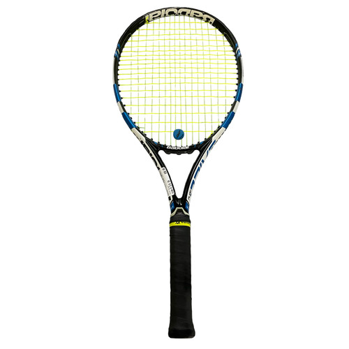 Vist Large View of Product Image Which is Used Babolat PURE DRIVE Adult Tennis Racquet Black 4 3/8"