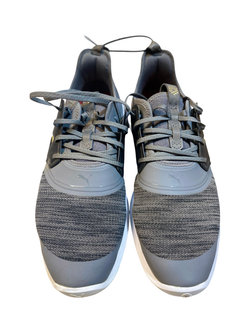 Vist Large View of Product Image Which is Used Puma Mens Golf Shoes Grey Senior 11