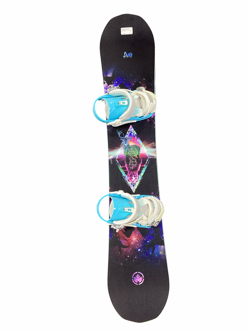 Vist Large View of Product Image Which is Used Never Summer 1 Girls Board/Binding Black 145 cm
