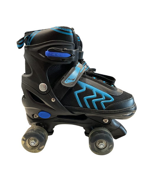 Vist Large View of Product Image Which is Used ROLLER POWER SUPERB ADJ 4-7 Junior Roller Quad Skates Black Adjustable