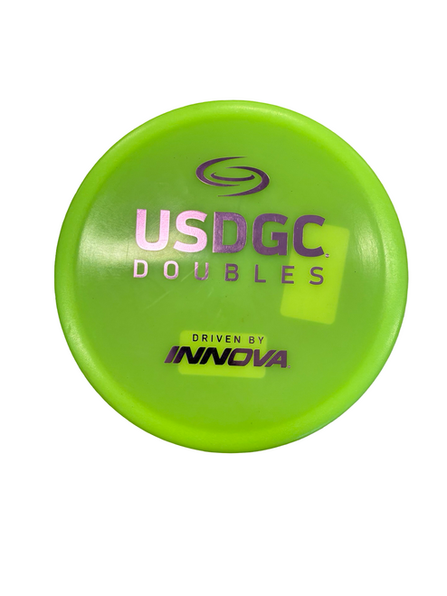 Vist Large View of Product Image Which is Used Innova CAIMAN Disc Golf Mid Range Yellow