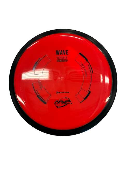 Vist Large View of Product Image Which is Used MVP WAVE Disc Golf Driver Red