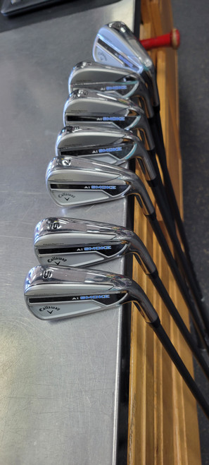 Vist Large View of Product Image Which is Used Callaway PARADYM AI SMOKE 5-PW AW Mens Iron Set RH 5I-GW/AW