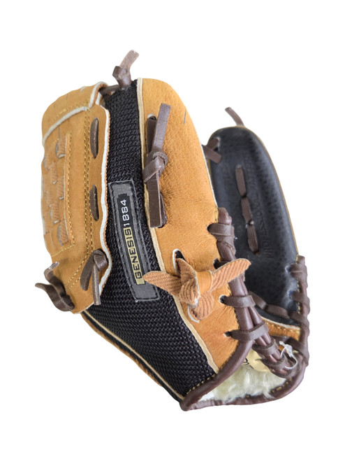 Vist Large View of Product Image Which is Used Louisville Slugger SLUGGER GENESIS YOUTH RHT GLOVE BB/SB Glove RH Throw Brown 9"