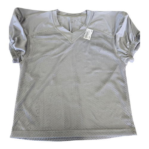 Vist Large View of Product Image Which is Used Champro JERSEY ADT MED FB Top Adult Grey MD