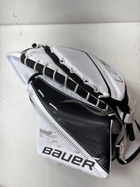 Vist Large View of Product Image Which is Used Bauer SUPREME S27 Senior Goalie Catcher Black And White