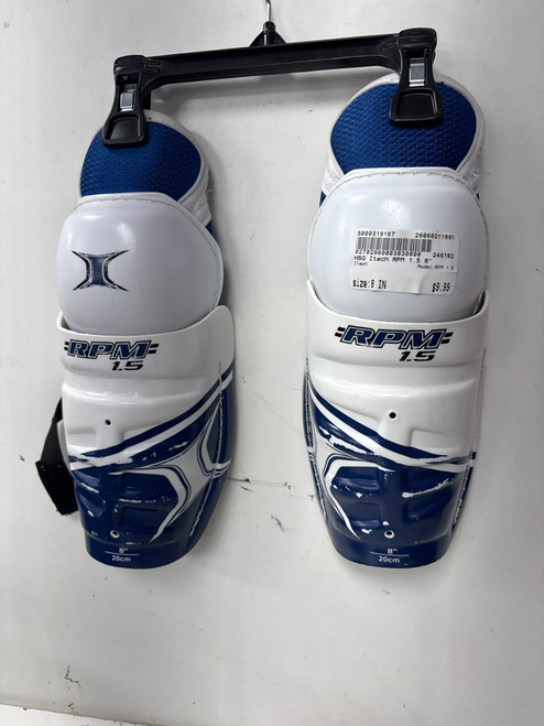 Vist Large View of Product Image Which is Used Itech RPM 1.5 Youth Shin Guards None 8"
