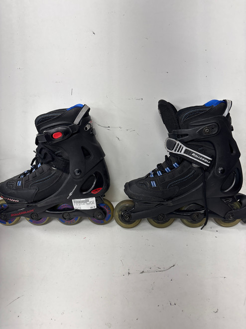 Vist Large View of Product Image Which is Used Rollerblade COMFORT Senior Rec Fitness Skates Black Senior 8