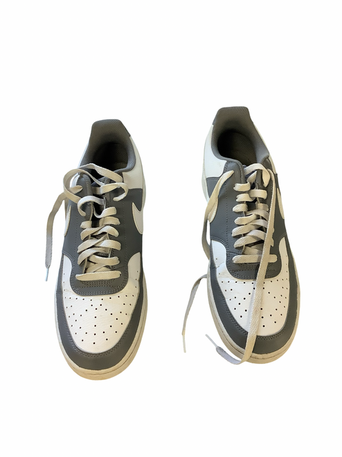 Vist Large View of Product Image Which is Used Nike AF-1 LOW Basketball Shoes M Grey And White Senior 11.5