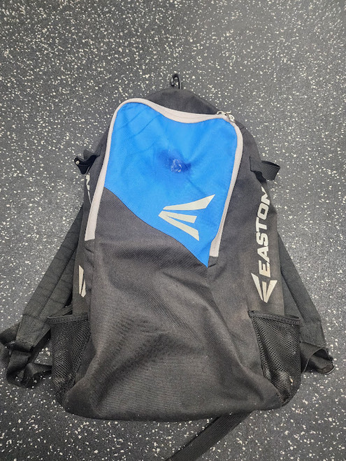 Vist Large View of Product Image Which is Used Easton BACKPACK BB/SB Player Backpack Black And Royal Blue