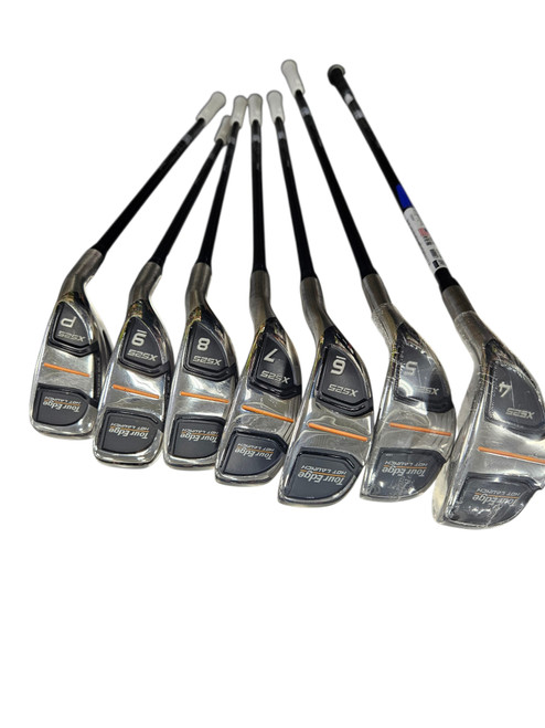 Vist Large View of Product Image Which is Used Tour Edge HOT LAUNCH X525 Mens Iron Set RH 4I-PW