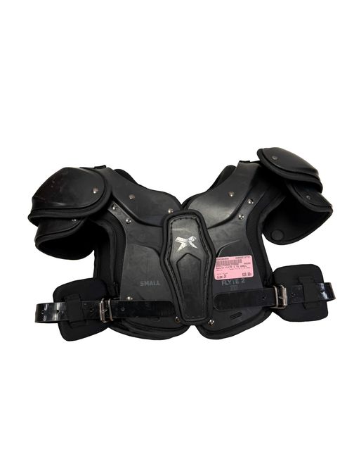 Vist Large View of Product Image Which is Used Xenith FLYTE 2 TD SMALL Youth Football Shoulder Pads Black