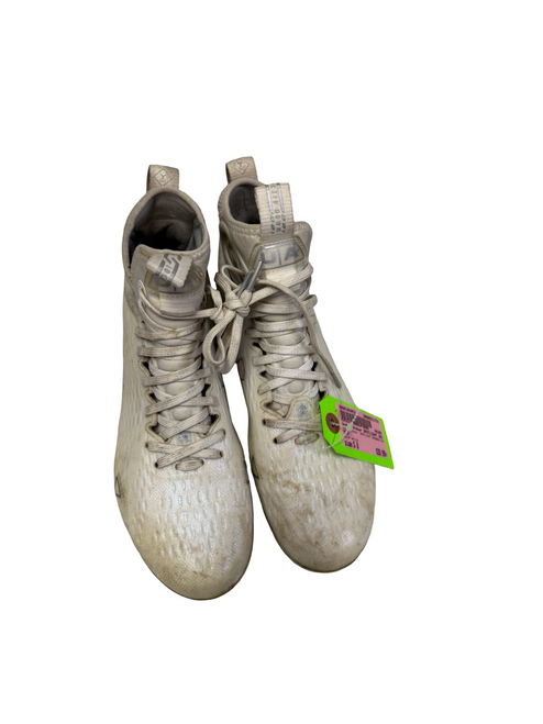 Vist Large View of Product Image Which is Used Under Armour SPOTLIGHT LUX MC 2.0 3025082-100 Mens Football Cleats White Size 8