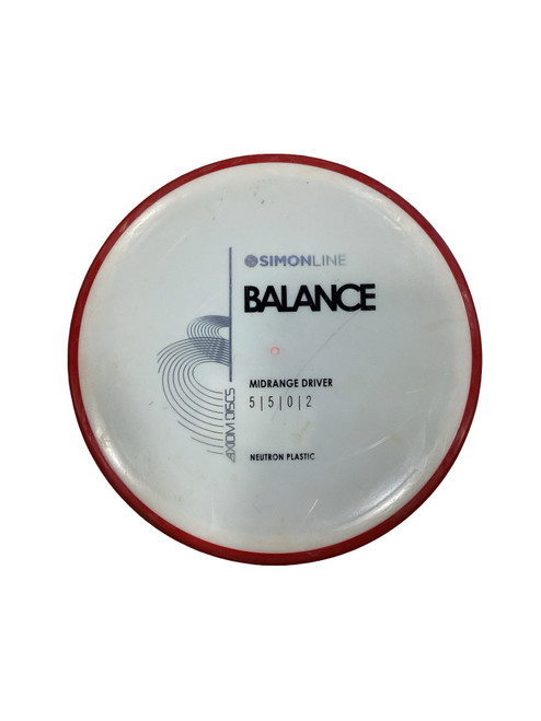 Vist Large View of Product Image Which is Used MVP BALANCE Disc Golf Mid Range White 174g