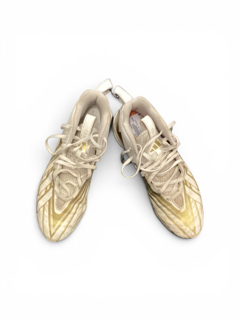 Vist Large View of Product Image Which is Used Adidas Adult FB Cleats White Senior 9.5
