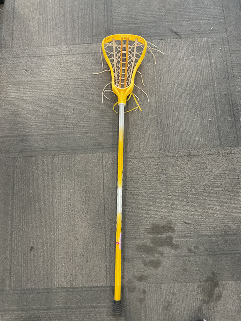 Vist Large View of Product Image Which is Used BP 60-Z WOMENS LACROSSE STICK Wmn Atk/Mid Complete Stick Yellow