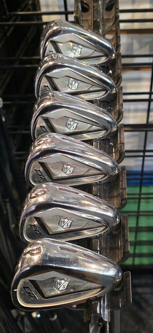 Vist Large View of Product Image Which is Used WILSON D7 MRH IRONS 5-P Mens Iron Set RH 5I-PW