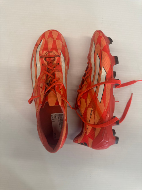 Vist Large View of Product Image Which is Used Adidas Soccer Cleats Red Senior 7