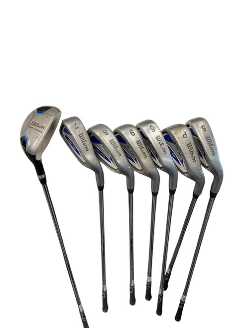 Vist Large View of Product Image Which is Used Wilson OPTIMAX Mens Iron Set RH 4I-PW