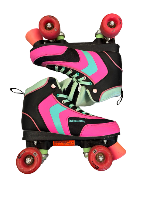 Vist Large View of Product Image Which is Used RollerDerby QUAD SKATES Senior Roller Quad Skates Black Senior 9
