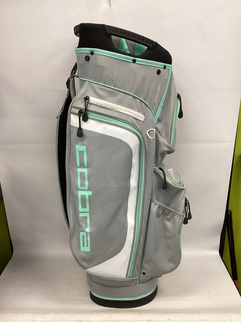 Vist Large View of Product Image Which is Used Cobra 14 SLOT WOMENS CART BAG Womens Cart Bag Silver
