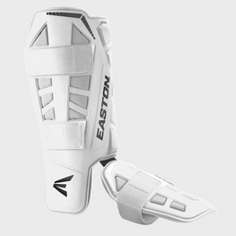 Vist Large View of Product Image Which is Used Easton BB/SB Shin/Foot Protector White