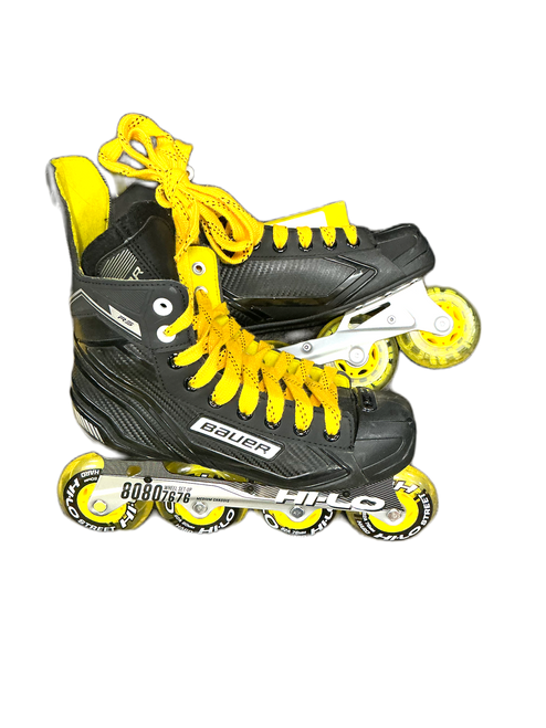 Vist Large View of Product Image Which is Used Bauer RS Roller Hockey Skates Black Senior 6