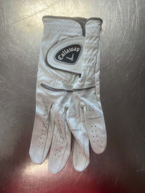 Vist Large View of Product Image Which is Used Callaway Mens Golf Glove White M/L