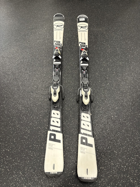 Vist Large View of Product Image Which is Used Rossignol PURSUIT 100 Mens DH Ski/Binding White 156 cm
