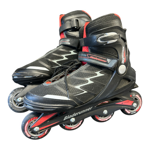 Vist Large View of Product Image Which is Used Rollerblade ADVANTAGE PRO Senior Rec Fitness Skates Black Senior 11