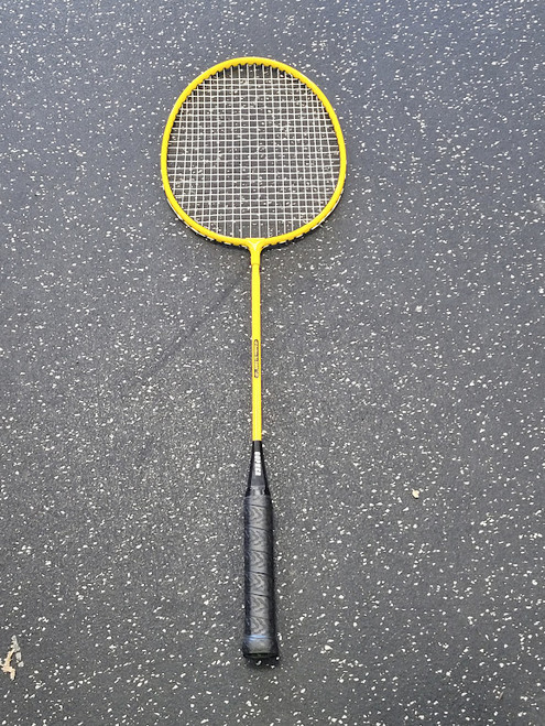 Vist Large View of Product Image Which is Used GOPHER Adult Badminton Racquet Yellow 4 3/8"