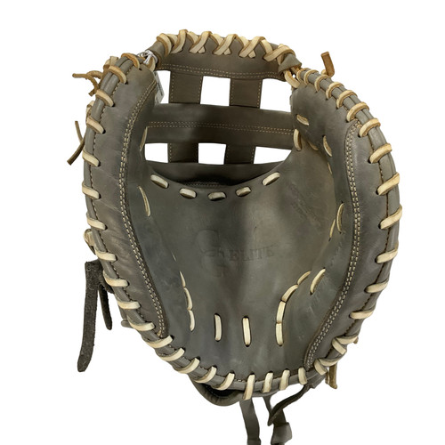 Vist Large View of Product Image Which is Used Rawlings GGEFPCM33HGW BB/SB Catchers RH Throw Grey 33"