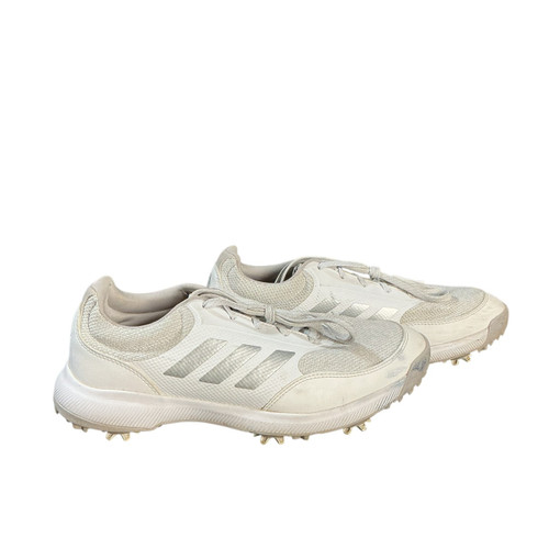 Vist Large View of Product Image Which is Used Adidas Mens Golf Shoes White Senior 9.5