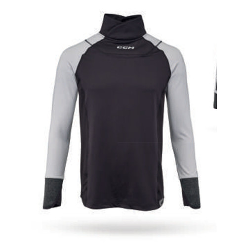 Vist Large View of Product Image Which is New CCM SENIOR XL TACKS BASELAYER LONG SLEEVE W/WRIST & NECK GUARD