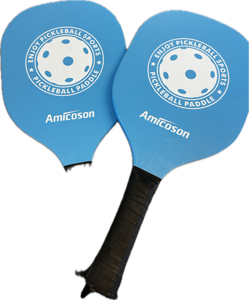 Vist Large View of Product Image Which is Used AMICOSON Pickleball Racquet Royal Blue (2)