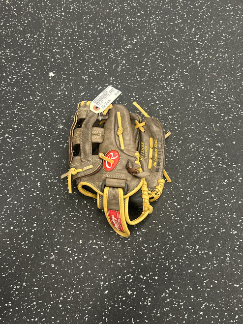 Vist Large View of Product Image Which is Used Rawlings HIGHLIGHT SERIES BB/SB Glove RH Throw Brown 11 1/2"