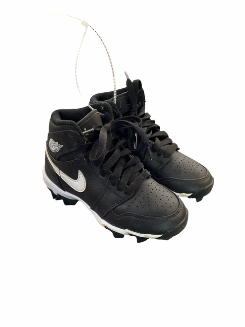 Vist Large View of Product Image Which is Used Nike AIR JORDAN BB/SB Cleats Black Youth 11.0