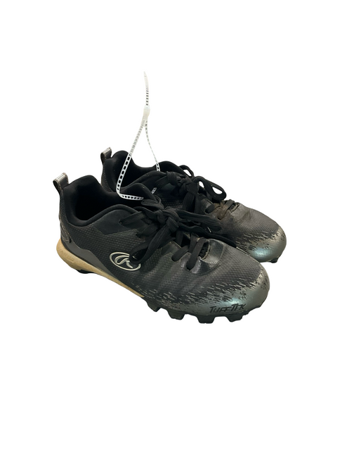 Vist Large View of Product Image Which is Used Rawlings BB/SB Cleats Black Youth 13.0