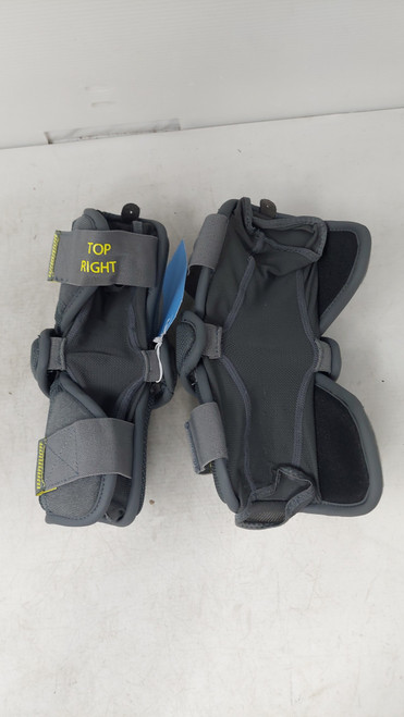 Vist Large View of Product Image Which is Used Warrior BONE SYSTEM Lacrosse Arm Pads/Guards Grey MD