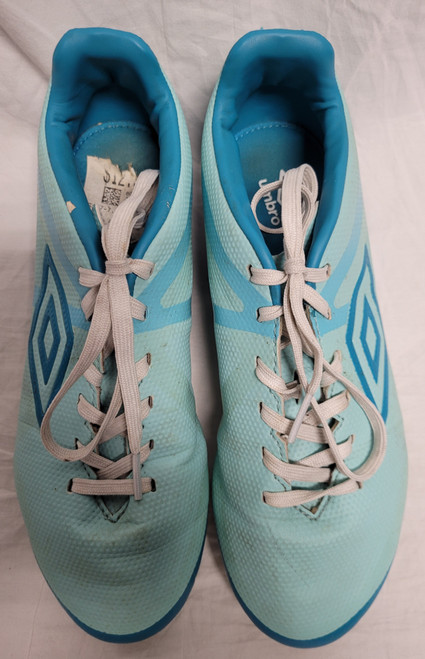 Vist Large View of Product Image Which is Used Umbro Soccer Cleats Carolina Blue Senior 7.5