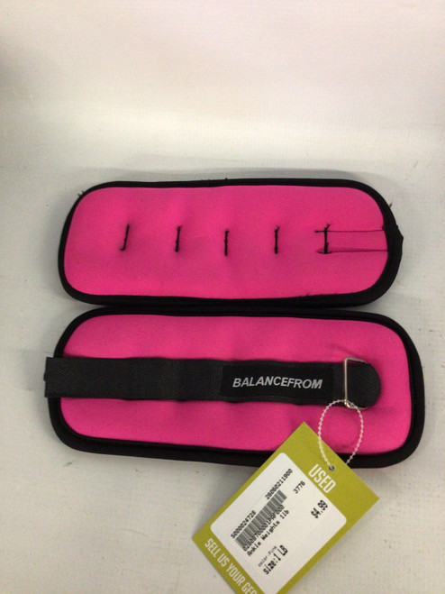 Vist Large View of Product Image Which is Used Ankle Weights Pink 1 lb