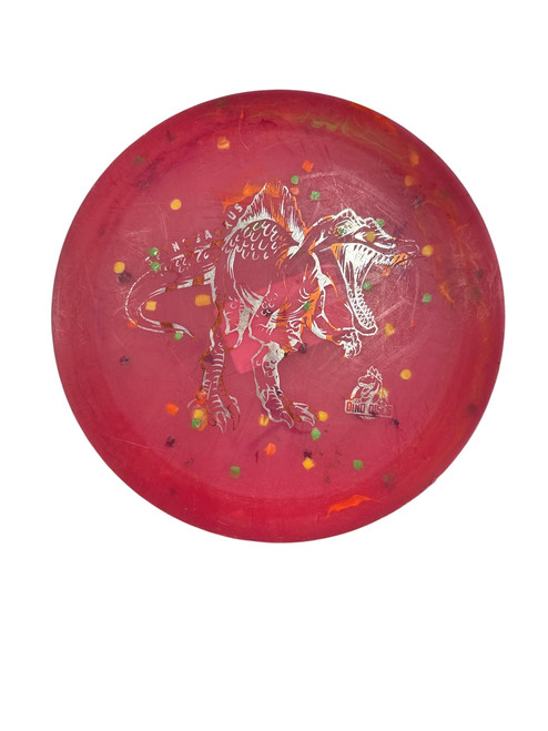 Vist Large View of Product Image Which is Used DINO DISCS Disc Golf Driver Red