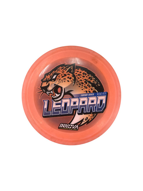 Vist Large View of Product Image Which is Used Innova LEOPARD Disc Golf Driver Pink