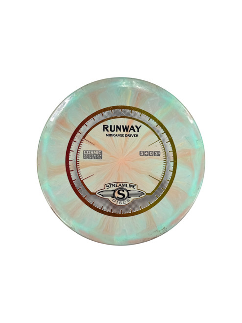 Vist Large View of Product Image Which is Used Streamline RUNWAY Disc Golf Mid Range Green