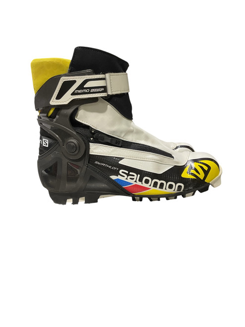 Vist Large View of Product Image Which is Used Salomon Mens SNS XC Ski Boots Black M 08 / W 08.5-09